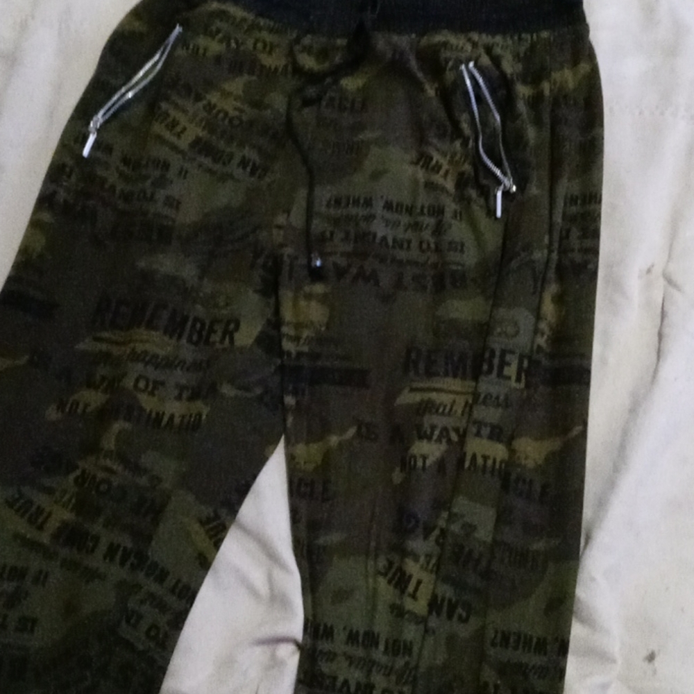 Army pattern pants